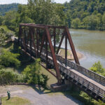 downtown rail-trail bridge
